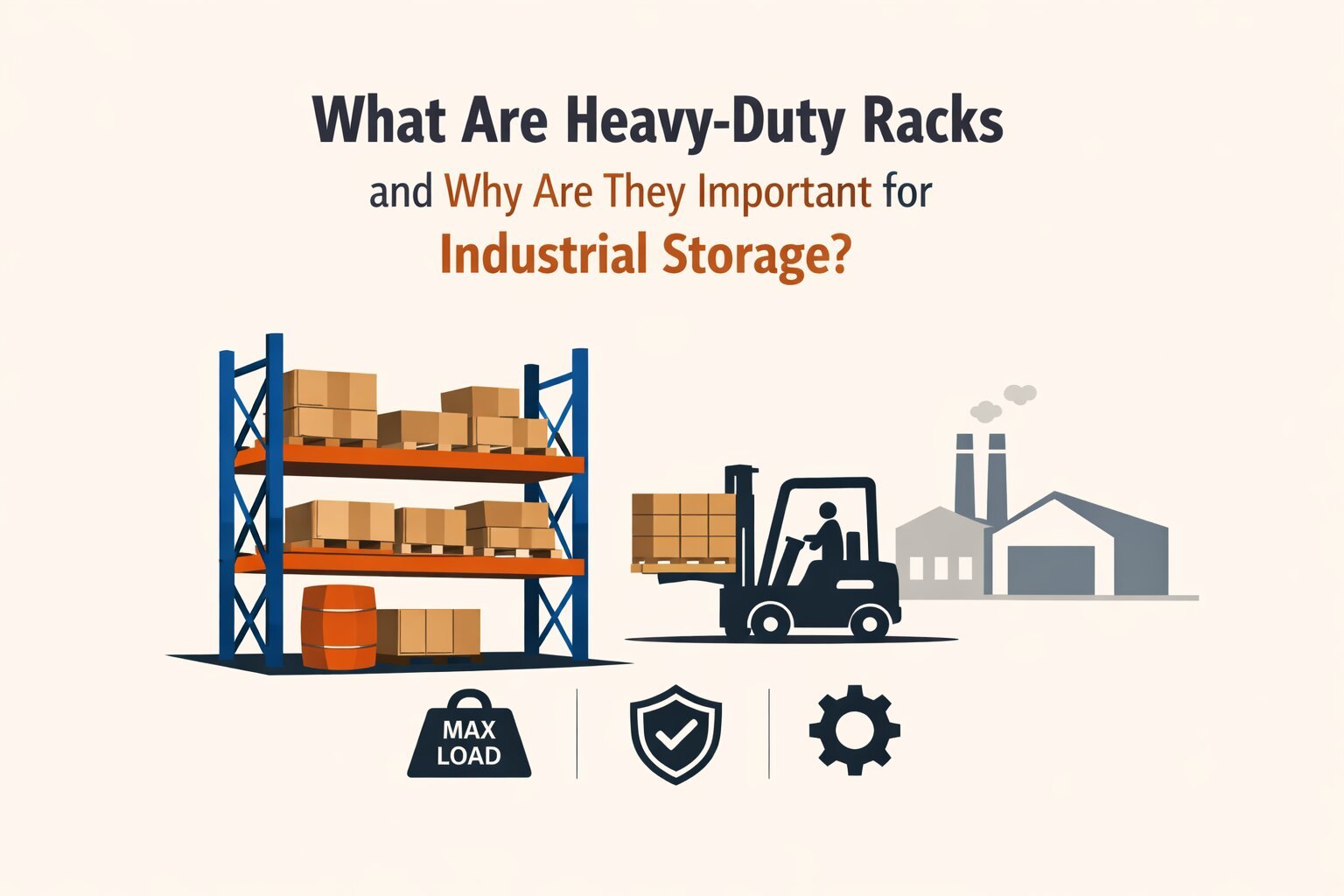 Learn what heavy-duty racks are, their benefits for industrial storage, and how bolt-free rack systems improve warehouse space utilization, safety, and efficiency.