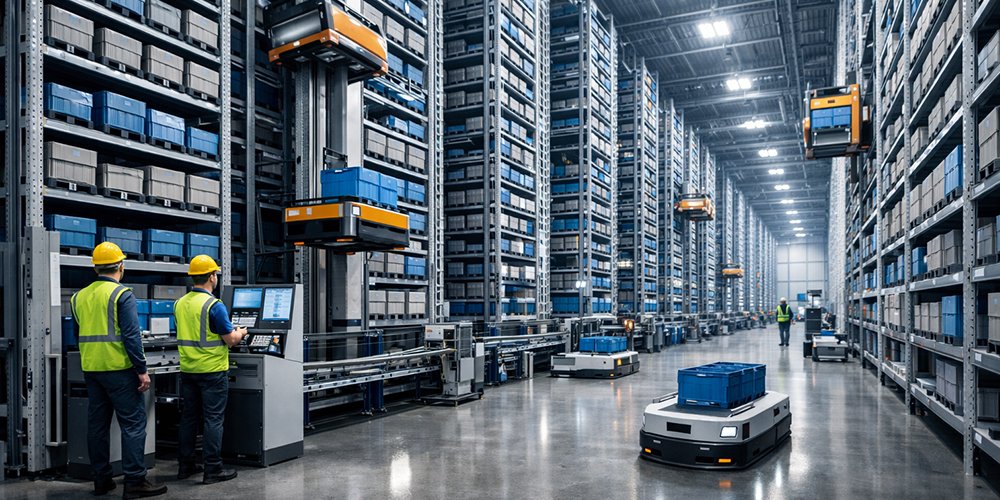 Vertical Storage Systems: Maximise Efficiency in Manufacturing Units